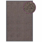 Vidaxl deurmat getuft 120x180 cm donkerbruin