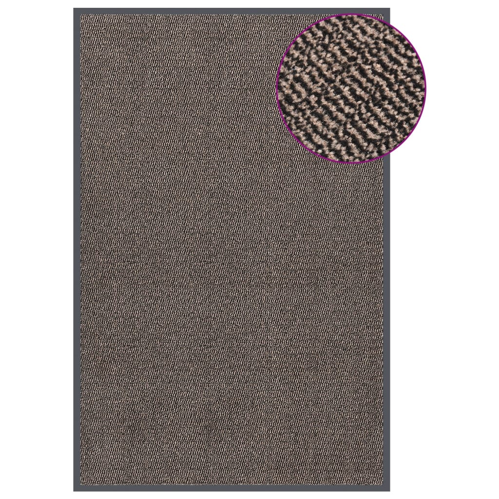 Vidaxl Doormat Tufted 120x180 cm temno rjava