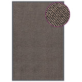 Vidaxl Doormat Tufted 120x180 cm temno rjava