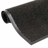 Vidaxl deurmat getuft 60x150 cm zwart