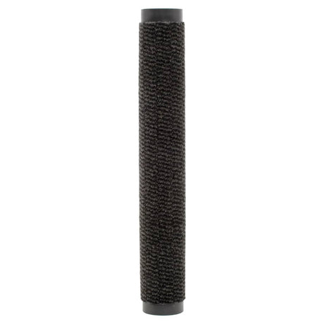 Vidaxl deurmat getuft 60x180 cm zwart