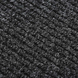 Vidaxl droogloopmat 100x300 cm antracietkleurig