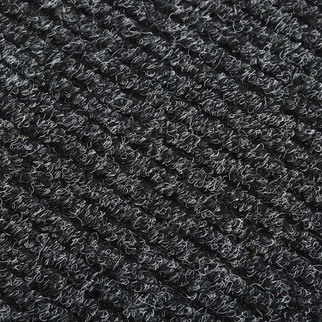 Vidaxl droogloopmat 100x400 cm antracietkleurig