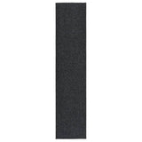 Vidaxl droogloopmat 100x450 cm antracietkleurig