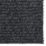 Vidaxl droogloopmat 100x450 cm antracietkleurig