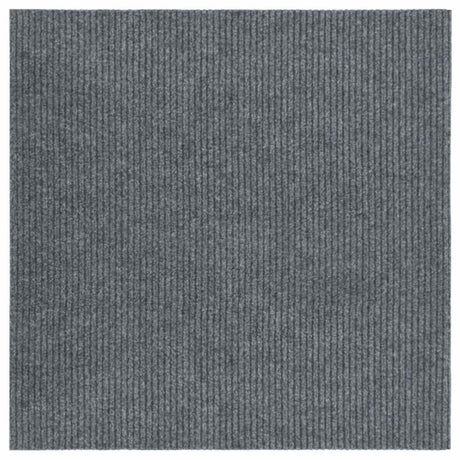 Vidaxl droogloopmat 100x100 cm grijs