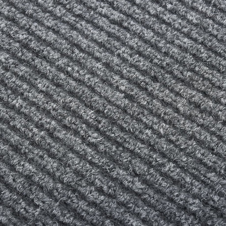 Vidaxl droogloopmat 100x150 cm grijs
