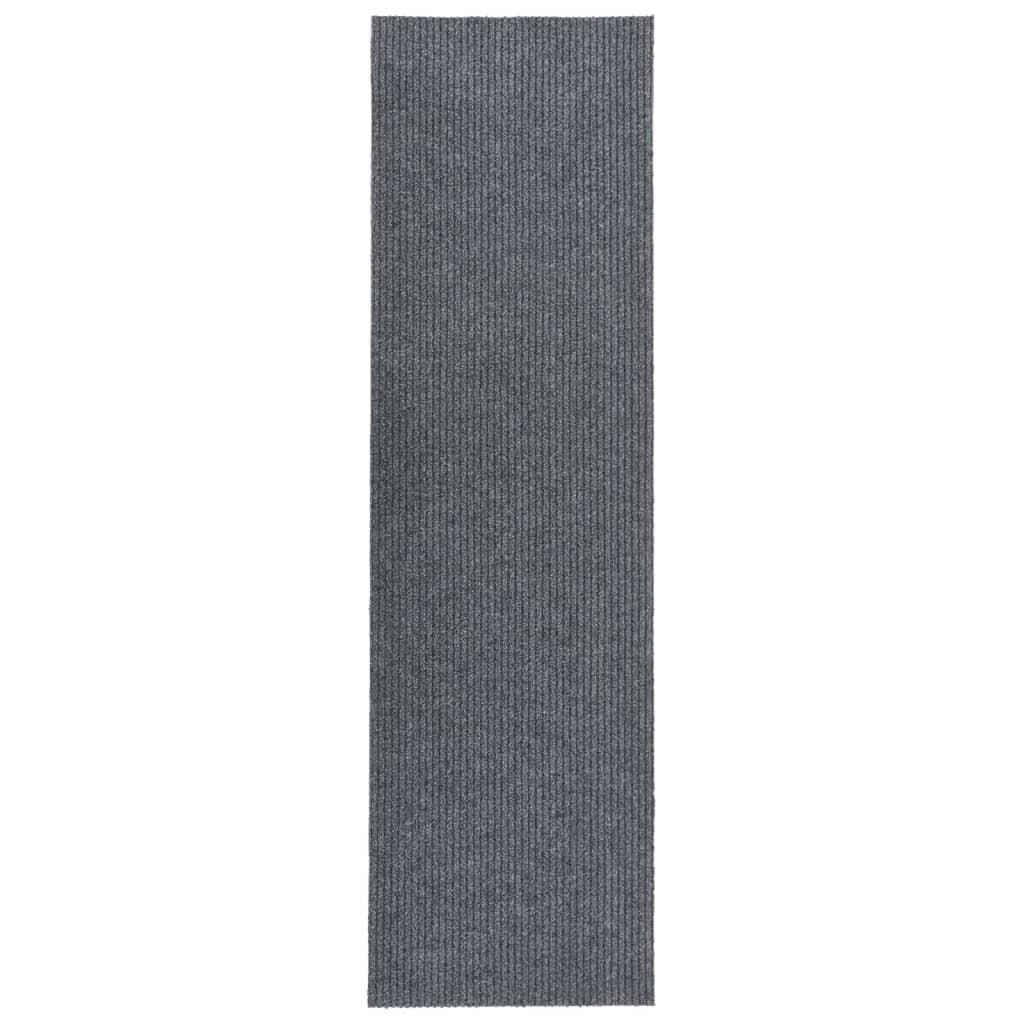 Vidaxl Droogloopmat 100x400 cm Grey