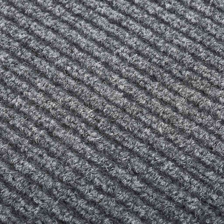 Vidaxl droogloopmat 100x400 cm grijs