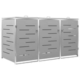 Vidaxl Container Storage Triple 207x77.5x112.5 cm rostfritt stål