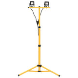 Vidaxl spotlight met statief led 2x10 w warmwit