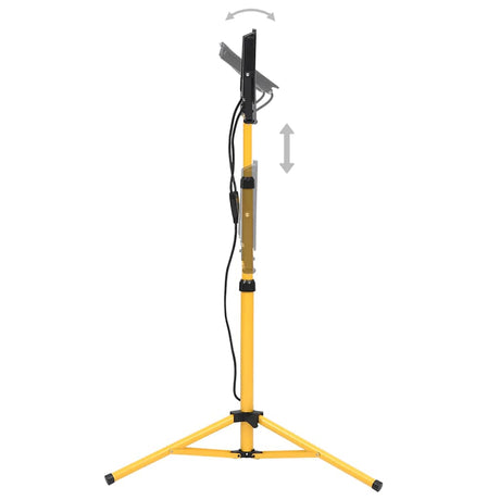 Vidaxl spotlight met statief led 2x100 w warmwit