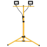 Vidaxl spotlight met statief led 2x20 w koudwit