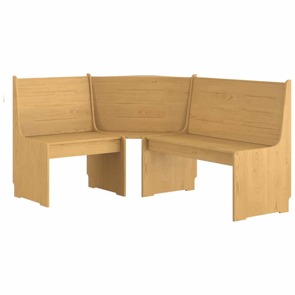 Vidaxl hoekbank reine 151 cm massief grenenhout honingbruin