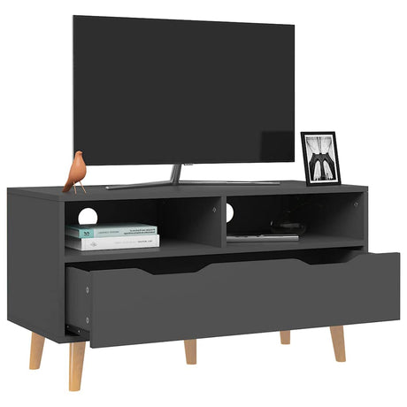 Vidaxl tv-meubel 90x40x48,5 cm bewerkt hout grijs