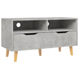 Vidaxl tv-meubel 90x40x48,5 cm bewerkt hout betongrijs