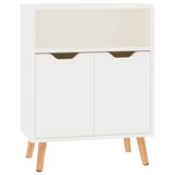 Vidaxl dressoir 60x30x72 cm bewerkt hout hoogglans wit