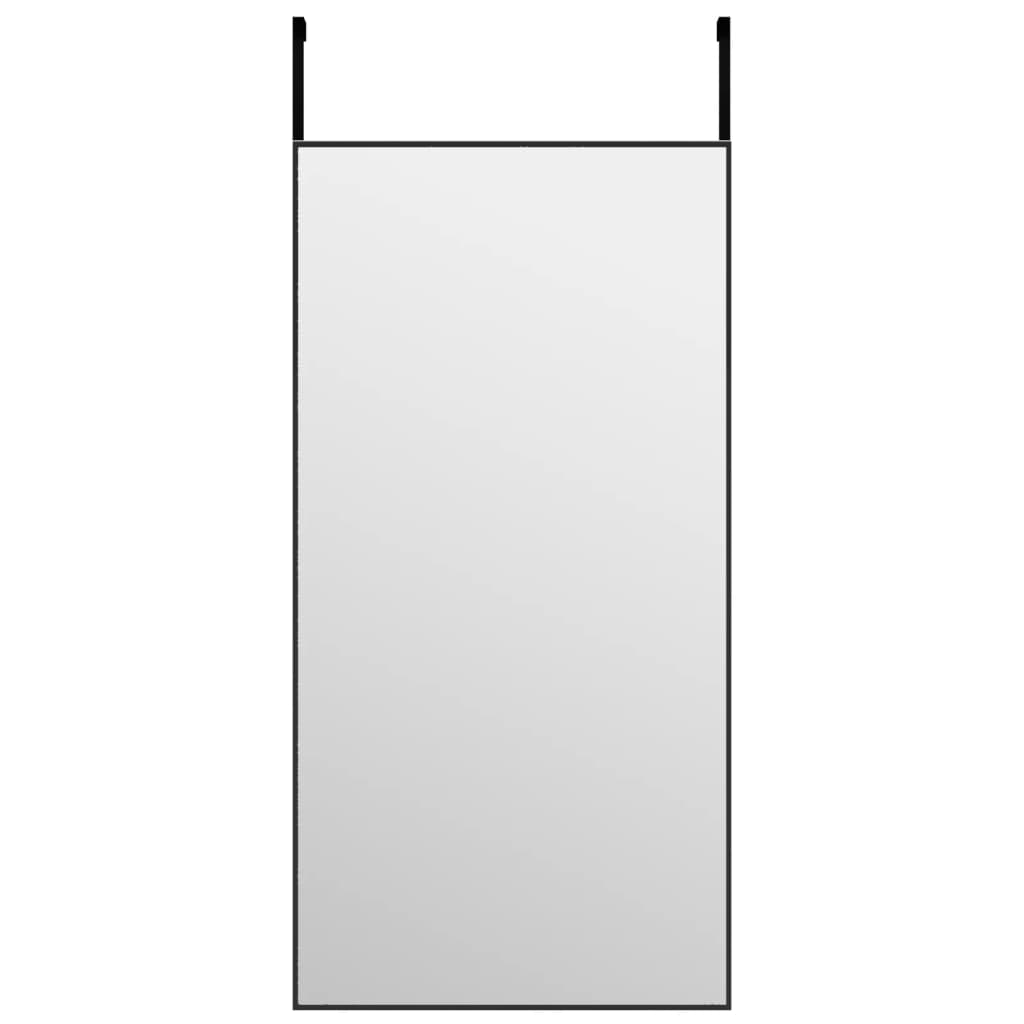 Vidaxl Door Mirror 40x80 cm glass og aluminiumsvart