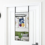 Vidaxl Door Mirror 40x80 cm glass og aluminiumsvart