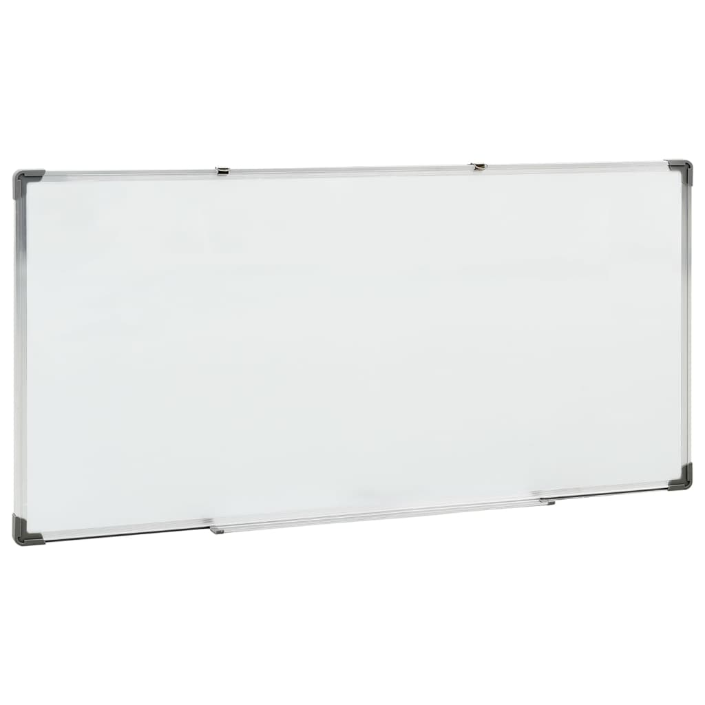 Vidaxl Whiteboard magnétique 110x60 cm en acier blanc