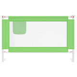 Vidaxl bedhekje peuter 120x25 cm stof groen