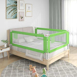 Gráfico de cama Vidaxl niño 150x25 cm de tela verde