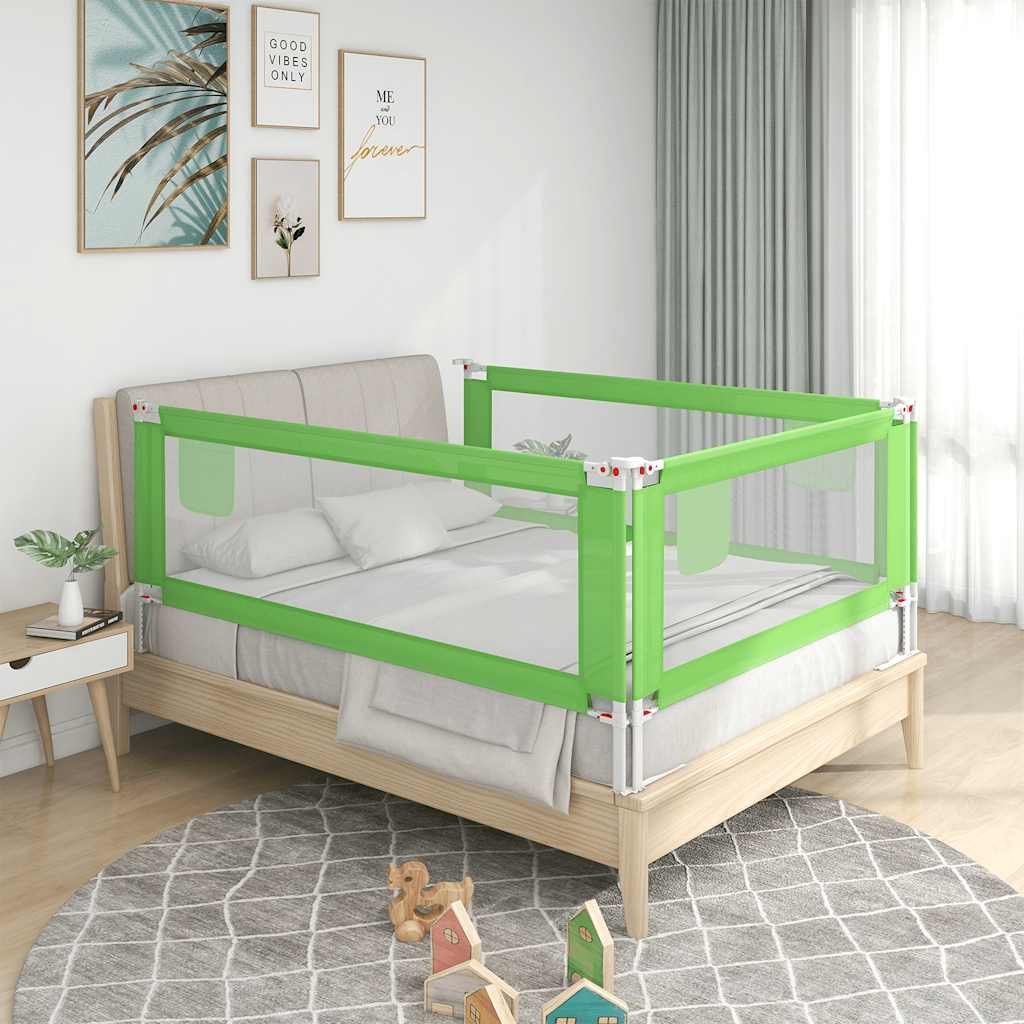 Vidaxl Bed Chart toddler 160x25 cm Fabric green