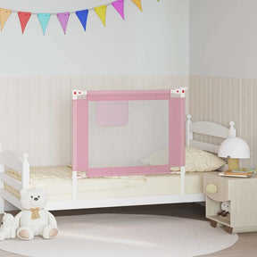 Vidaxl bedhekje peuter 90x25 cm stof roze