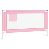 Vidaxl bedhekje peuter 150x25 cm stof roze