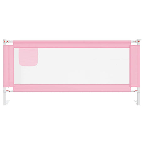 Vidaxl bedhekje peuter 200x25 cm stof roze