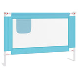 Vidaxl bedhekje peuter 100x25 cm stof blauw