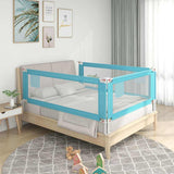 Vidaxl Bedhek Toddler 180x25 CM tela azul