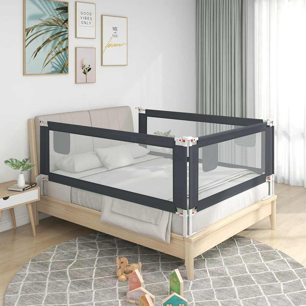 Vidaxl Bed Chart Niño 140x25 CM Fabrica Dark Grey