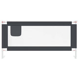 Vidaxl bedhekje peuter 190x25 cm stof donkergrijs