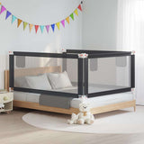 Vidaxl bedhekje peuter 190x25 cm stof donkergrijs