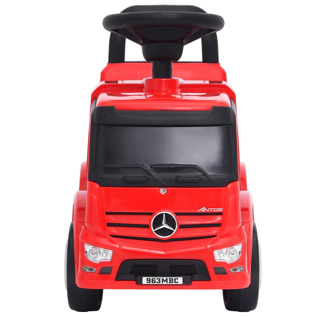 Vidaxl Walking Car Mercedes Benz Truck Red