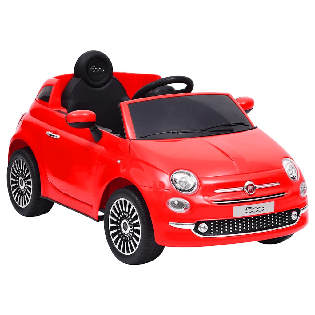 Vidaxl Kanner Auto fiat 500 elektresch rout