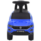 Vidaxl Walking Car Volkswagen T-Roc Blue