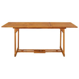 Vidaxl tuintafel 180x90x75 cm massief acaciahout