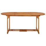 Vidaxl tuintafel 180x90x75 cm massief acaciahout