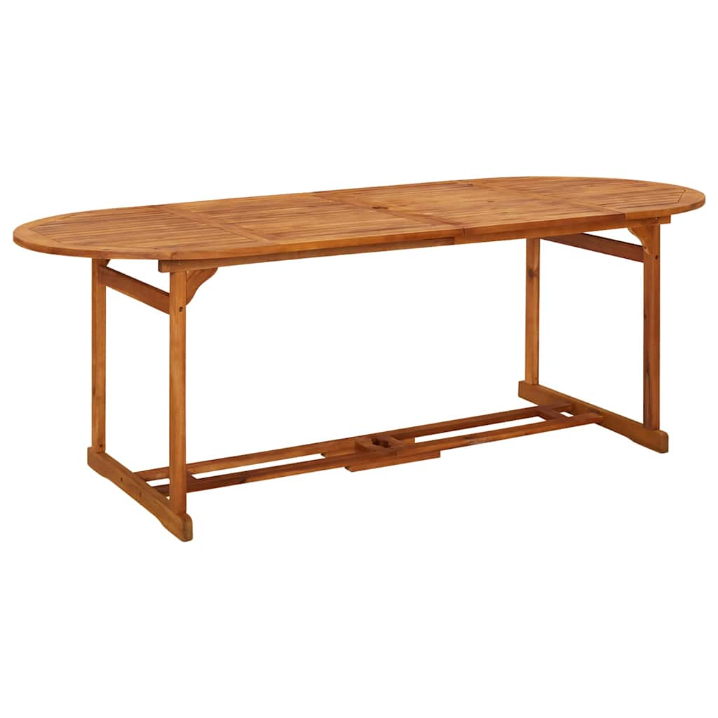 Vidaxl tuintafel 220x90x75 cm massief acaciahout