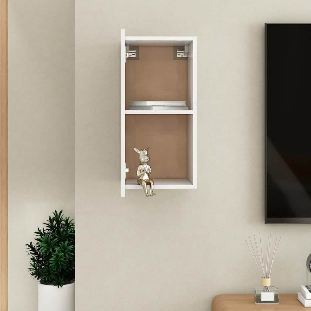 Vidaxl tv-meubel 30,5x30x60 cm bewerkt hout wit