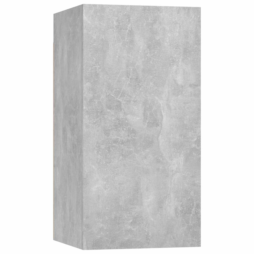 Vidaxl tv-meubel 30,5x30x60 cm bewerkt hout betongrijs