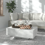 Vidaxl salontafel 85x55x31 cm bewerkt hout betongrijs