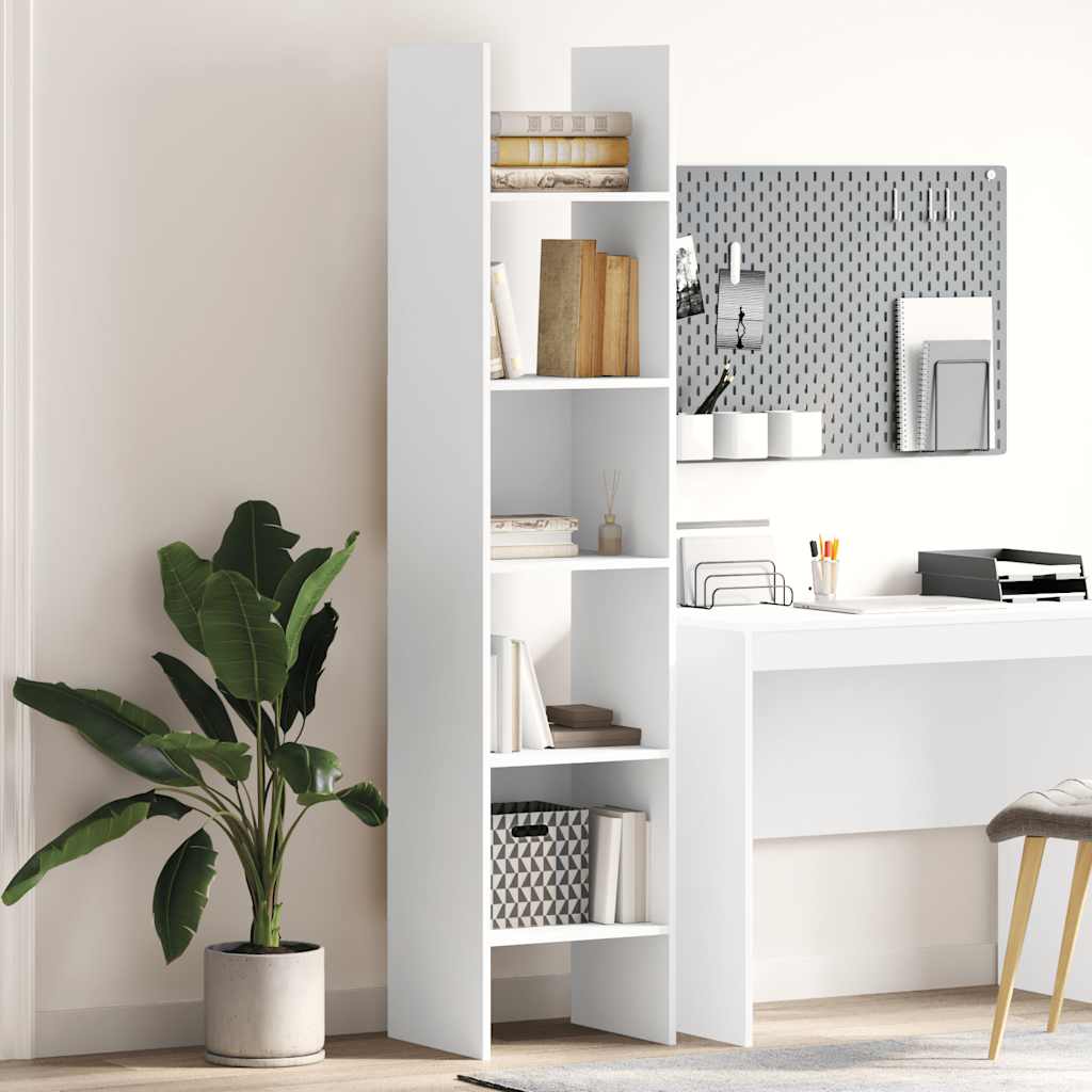 Vidaxl boekenkast 40x35x180 cm bewerkt hout wit