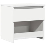 Vidaxl nachtkastje 40x30x39 cm bewerkt hout wit