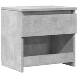 Vidaxl nachtkastje 40x30x39 cm bewerkt hout betongrijs