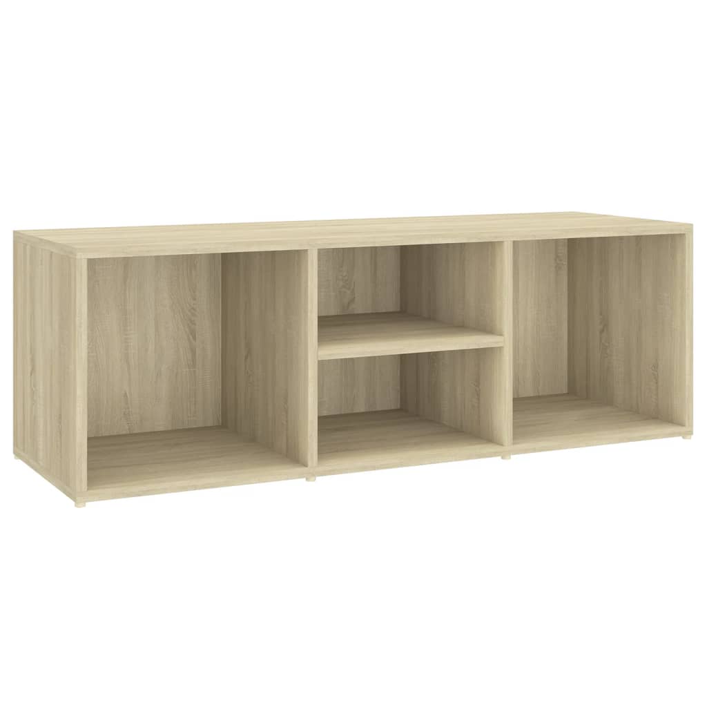 Vidaxl schoenenopbergbank 105x35x35 cm bewerkt hout sonoma eikenkleur