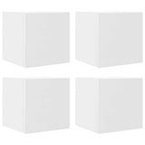 Vidaxl tv-wandmeubelen 4 st 30,5x30x30 cm wit