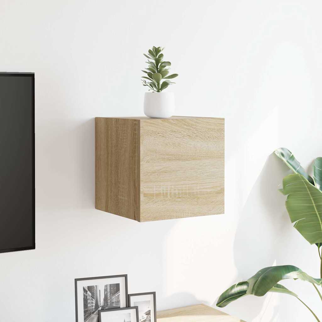 Vidaxl tv-wandmeubel 30,5x30x30 cm sonoma eikenkleurig
